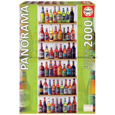 Øl fra hele verden - Panorama, 2000 brikker