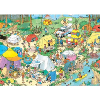 Bilde av På campingtur i skogen, 1000 brikker