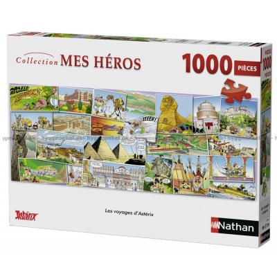 Asterix: Reisen - Panorama, 1000 brikker