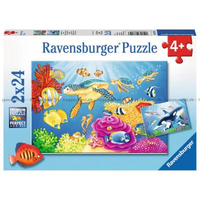 Under havoverflaten, 2x24 brikker