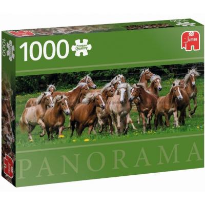 Halfinger-hester - Panorama, 1000 brikker