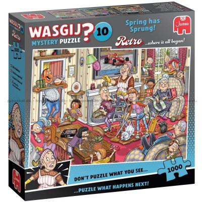 Mystery 10: Retro - Endelig vår, 1000 brikker