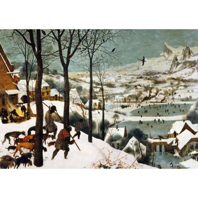 Brueghel: Jegere i snøen, 1000 brikker