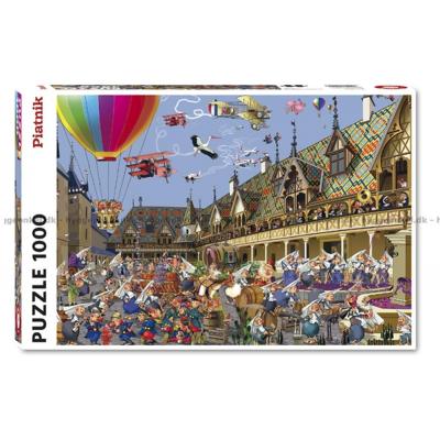 Ruyer: Vinauksjon i Beaune, 1000 brikker