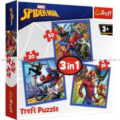 Marvel: Edderkoppen - Klar til kamp, 3-i-1, 20 brikker
