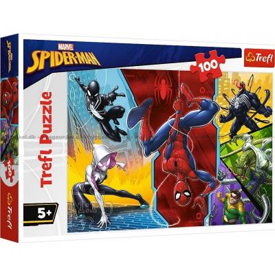 Marvel: Edderkoppen - Denne siden opp!, 100 brikker