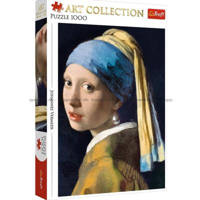 Vermeer: Pike med perleøredobb, 1000 brikker