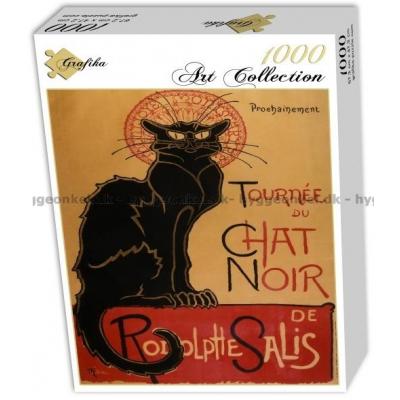 Steinlen: Tournée du Chat Noir - Kunst, 1000 brikker