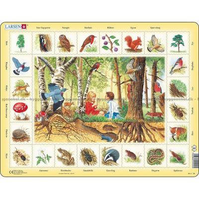 Skogen - Rammepuslespill, 48 brikker
