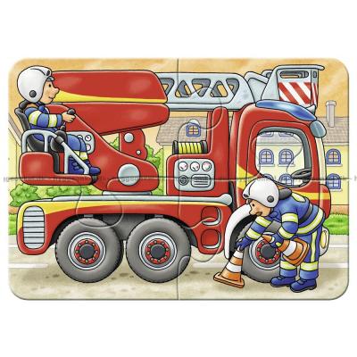 Bilde av Arbeidsmaskiner, 4-i-1, 2 brikker