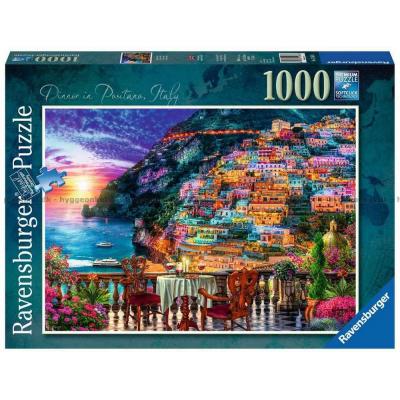 L. Stewart: Middag for to i Positano, 1000 brikker