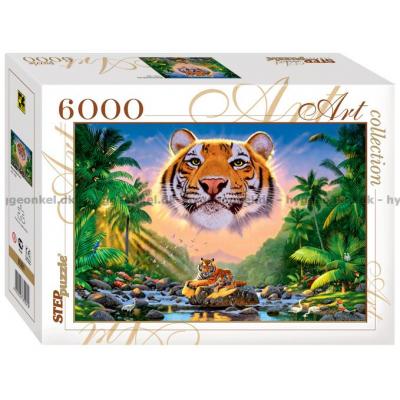 Storslått tiger, 6000 brikker