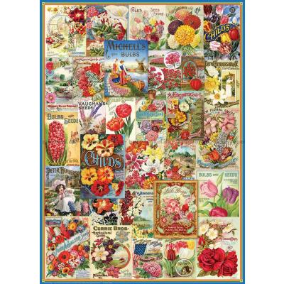 Bilde av Blomster: Collage, 1000 brikker
