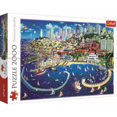 Chen: San Francisco bukt, 2000 brikker