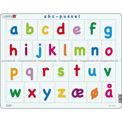 Alfabetet - Rammepuslespill, 29 brikker