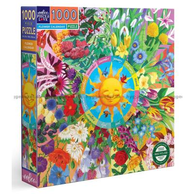 Hawkes: Calender - Flowers, 1000 brikker