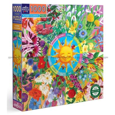 Hawkes: Calender - Flowers, 1000 brikker