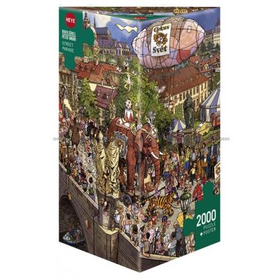 Göbel & Knorr: Gateparade, 2000 brikker