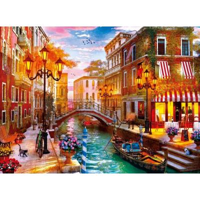 Bilde av Davison: Solnedgang over Venezia, 500 brikker