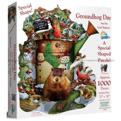 Schory: Murmeldyret - Formet motiv, 1000 brikker