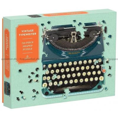 Skrivemaskinen - Formet motiv, 750 brikker