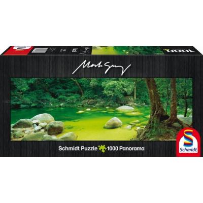 Mark Gray: Mossmann Gorge - Panorama, 1000 brikker