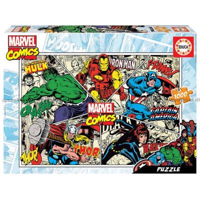 Marvel: Tegneserie, 1000 brikker