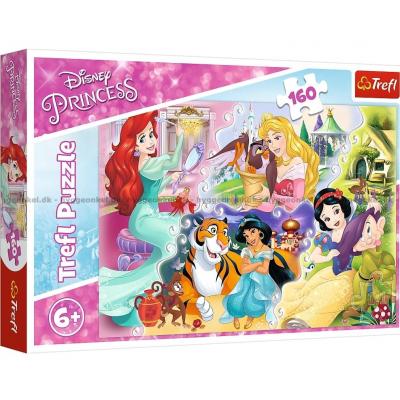 Disney-prinsesser: Med venner, 160 brikker