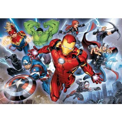 Bilde av Marvel: Avengers - Klare til kamp, 200 brikker