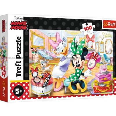 Disney: Minni i skjønnhetssalongen, 100 brikker