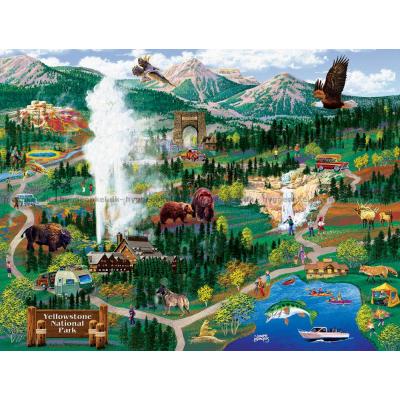 Burgess: Yellowstone National Park, 500 brikker