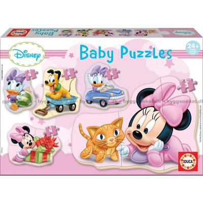 Baby: Disney - Minni Mus, 3 brikker