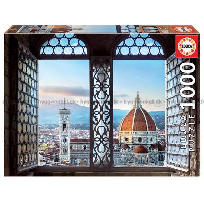 Italia: Utsikt over Firenze, 1000 brikker