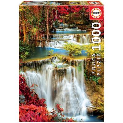 Fossefall i skogen: Høst, 1000 brikker