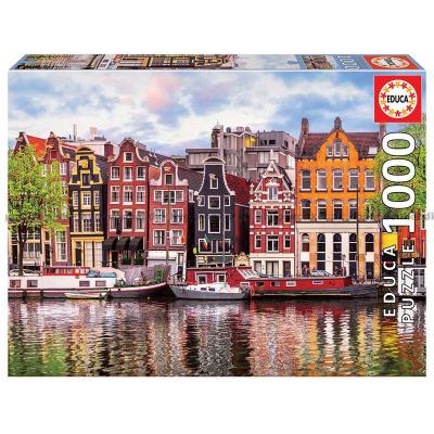 Amsterdam: Skjeve hus, 1000 brikker
