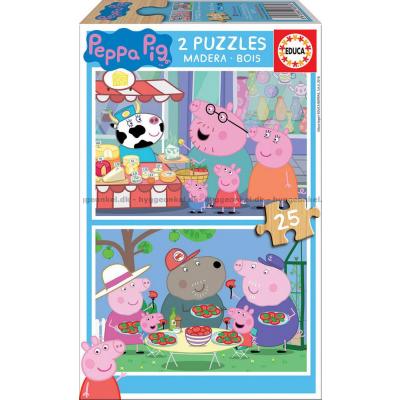 Peppa Gris, 2x25 brikker