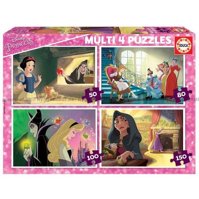 Disney: Skurker, 4-i-1, 50 brikker