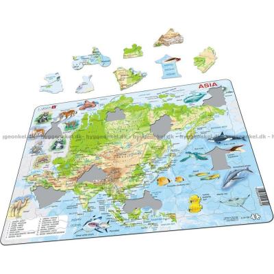 Bilde av Asia - Rammepuslespill, 63 brikker
