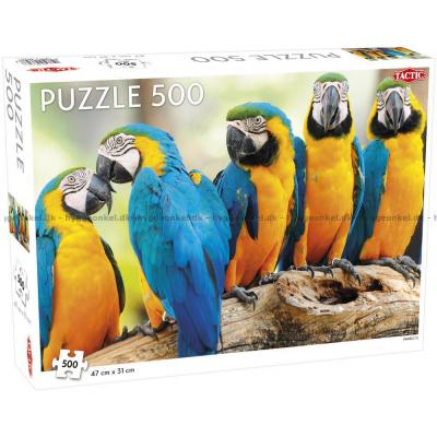 Papegøyer, 500 brikker