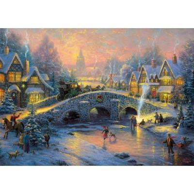 Bilde av Kinkade: Julestemning, 1000 brikker