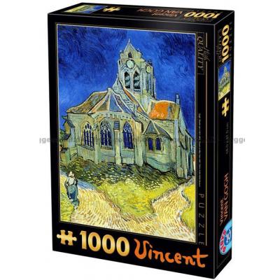 Van Gogh: Kirken ved Auvers, 1000 brikker