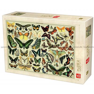 Sommerfugler: Collage, 1000 brikker