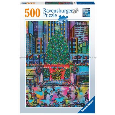 New York: Jul ved Rockefeller Center, 500 brikker