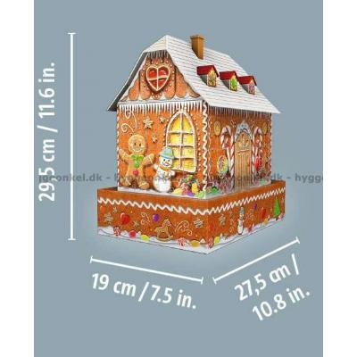 Bilde av 3D: Pepperkakehuset - Natt, 257 brikker