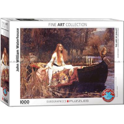 Waterhouse: The Lady of Shalott, 1000 brikker