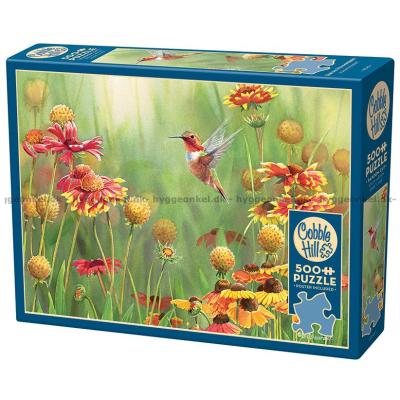 Bourdet: Kolibri blant blomster, 500 brikker