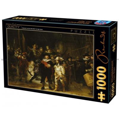 Rembrandt: Nattevakten, 1000 brikker