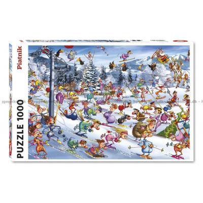 Ruyer: Skiløp i julen, 1000 brikker