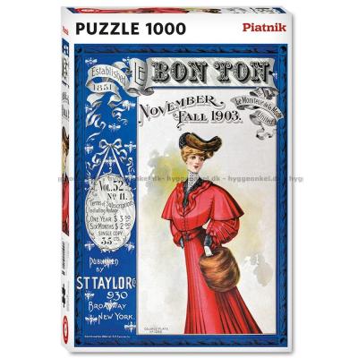 Forside: Motemagasin - Bon Ton, 1000 brikker