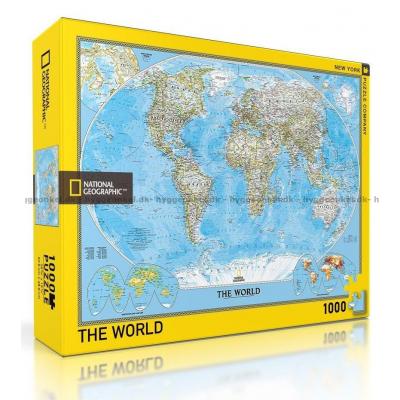National Geographic: Verdenskart, 1000 brikker